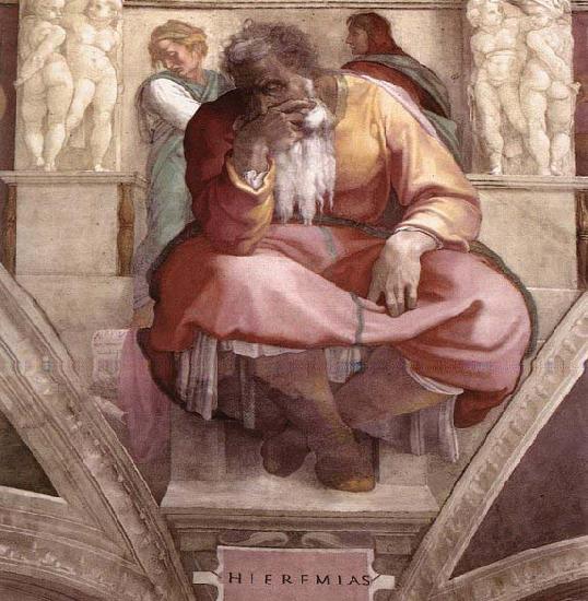 Michelangelo Buonarroti Jeremiah oil painting picture